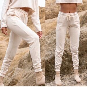 Mate the label organic terry classic jogger - bone / S